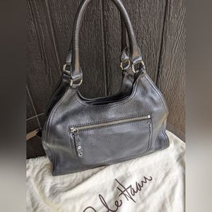 Cole Haan Leather Handbag with Multi Pockets